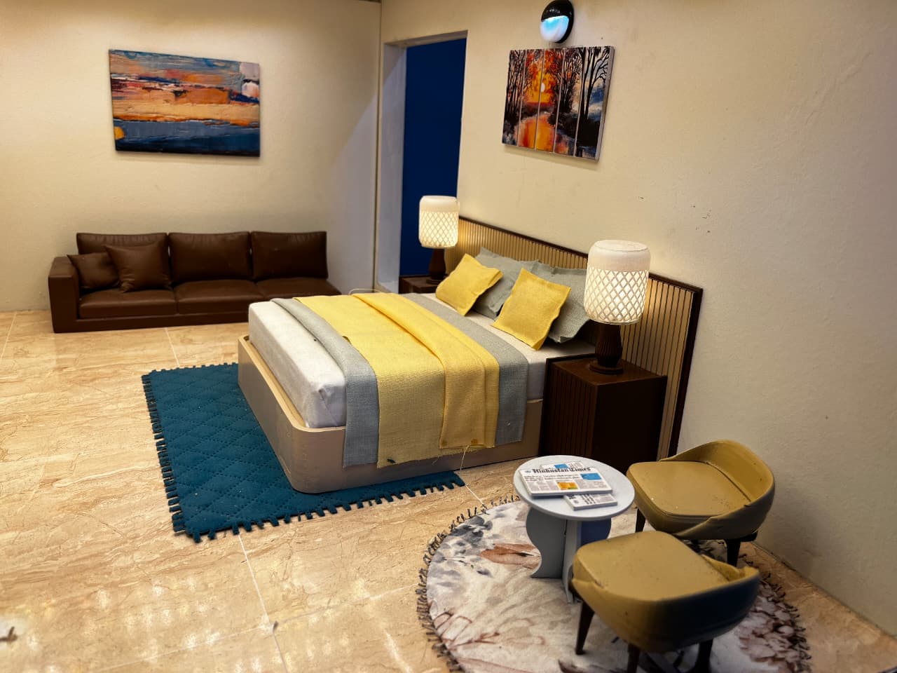 Futuristic building design with innovative structural elements